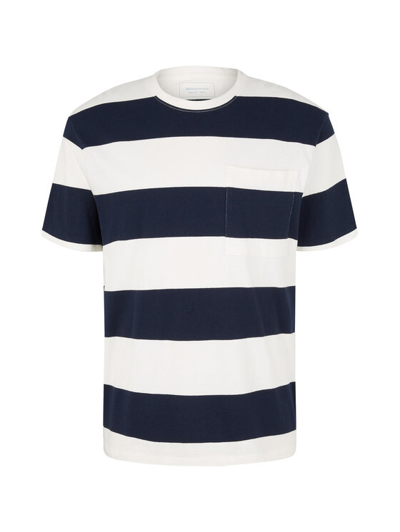Tom Tailor Denim Tom Tailor Denim T-Shirt 1035597 Tmavomodrá