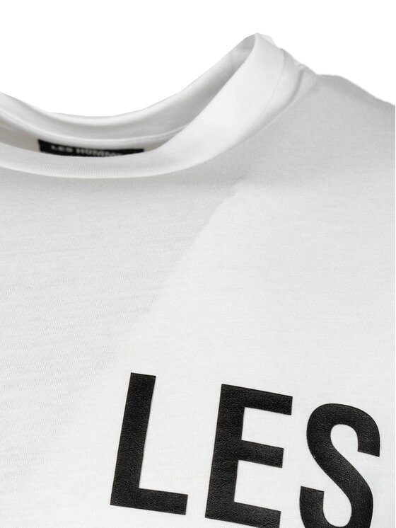 Les Hommes Les Hommes T-Shirt LF224300-0700-1009 | Grafic Print Λευκό Regular Fit