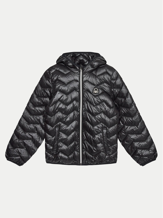 United Colors Of Benetton United Colors Of Benetton Зимно яке 21INCN04U Черен Regular Fit