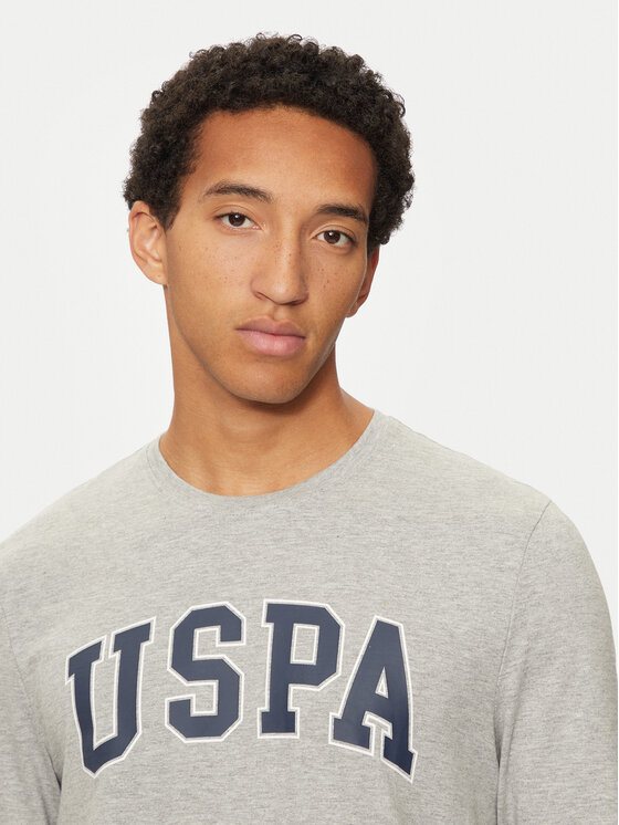 U.S. Polo Assn. U.S. Polo Assn. Longsleeve MUP2184 Szary Regular Fit