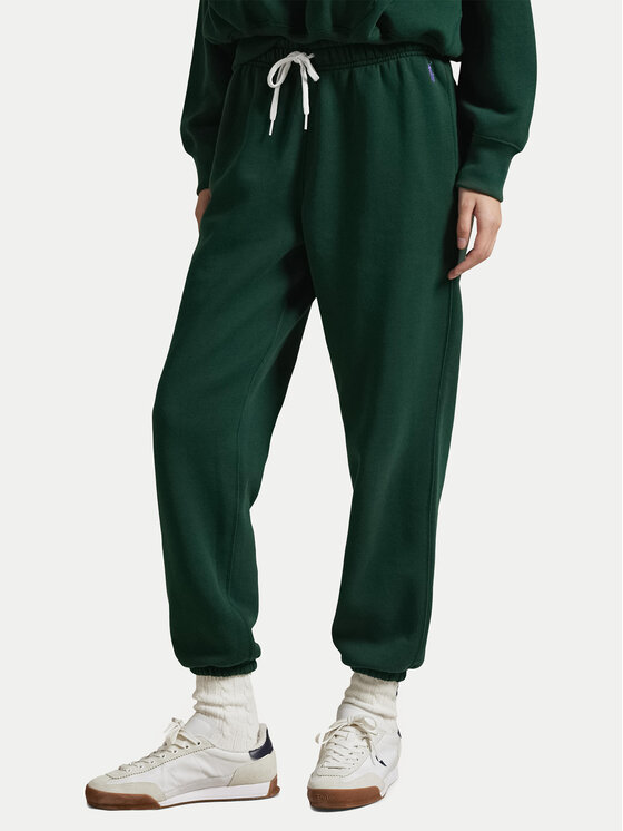 Polo Ralph Lauren Polo Ralph Lauren Teplákové kalhoty 211971700005 Zelená Tapered Fit