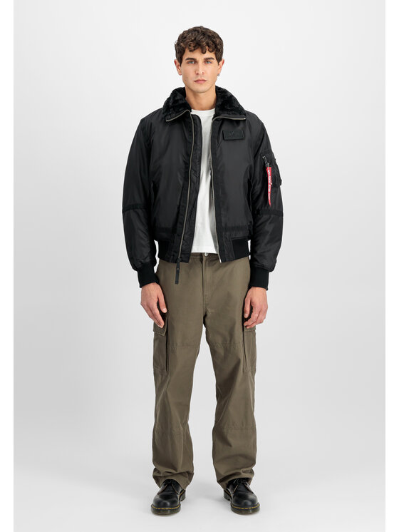 Alpha Industries Alpha Industries Kurtka bomber B-15 III TT Two Tone Bomber Jacket Czarny Regular Fit