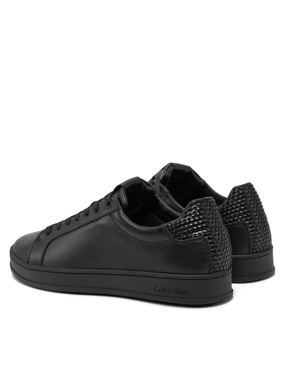 Calvin Klein Calvin Klein Sneakers Low Top Lace Up Woven HM0HM01767 Negru