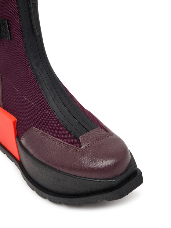 United Nude United Nude Ботильйони Roko Bootie III 11044993165 Бордовий