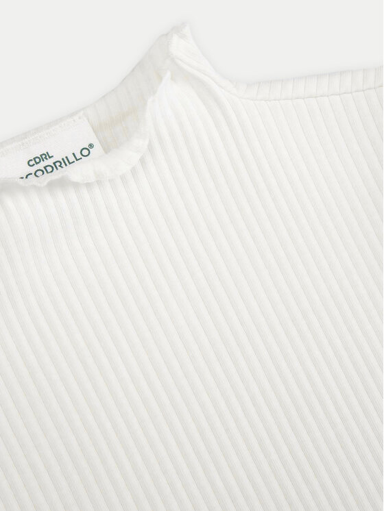 Coccodrillo Coccodrillo Rollkragenpullover ZC4143901SGJ Écru Regular Fit