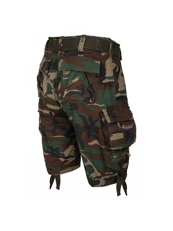 Brandit Brandit Szorty materiałowe 2001.10.L Brązowy Regular Fit