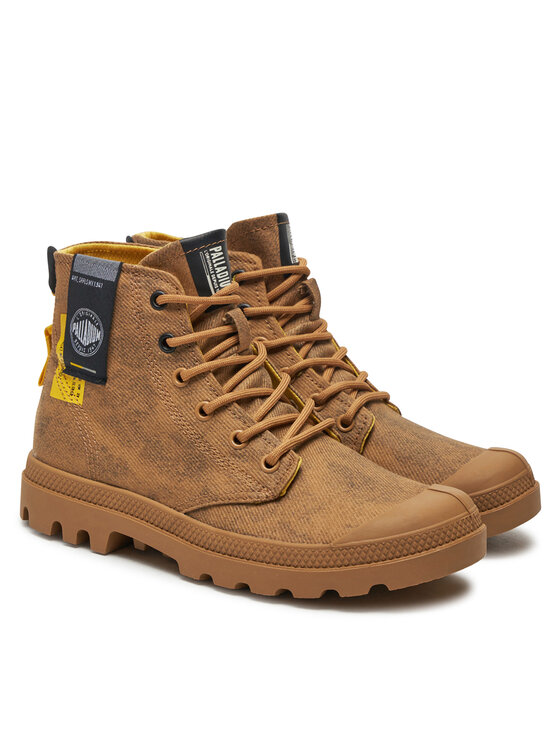 Palladium Palladium Schnürstiefeletten Pampa Surplus 74389-291-M Braun