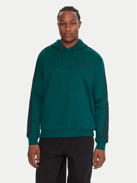adidas adidas Pulóver adicolor Classics 3-Stripes JY1378 Zöld Regular Fit