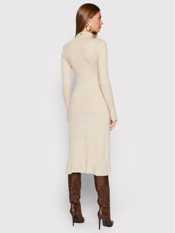 Patrizia Pepe Patrizia Pepe Φόρεμα υφασμάτινο 2A2266/A9R1-J3P7 Μπεζ Regular Fit