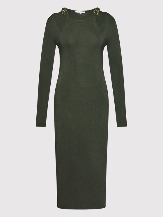Patrizia Pepe Patrizia Pepe Φόρεμα καθημερινό 8A0922/K007-S635 Πράσινο Slim Fit