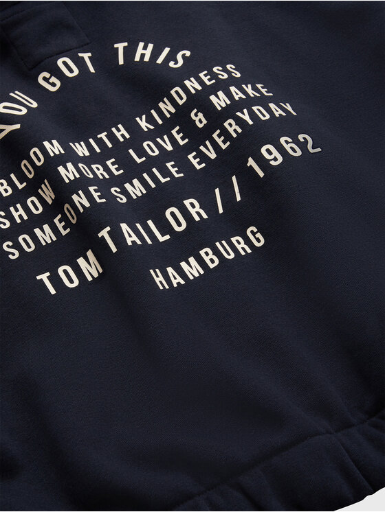 Tom Tailor Tom Tailor Džemperis 1033146 Tamsiai mėlyna Relaxed Fit