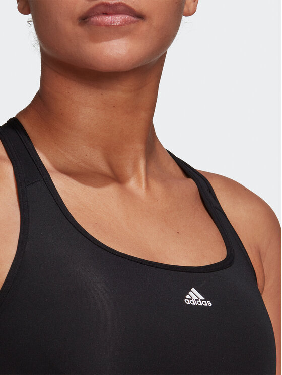 adidas adidas Sport melltartó Powerreact Training Medium-Support Bra HC7489 Fekete