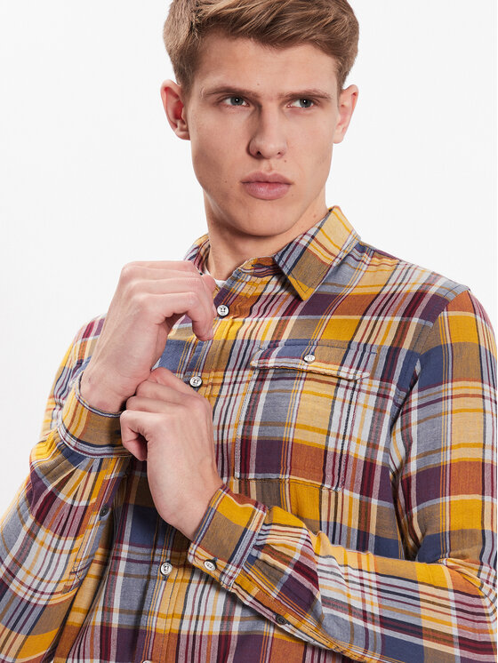 Camicia M-1030-SIL405 Rosso Regular Fit