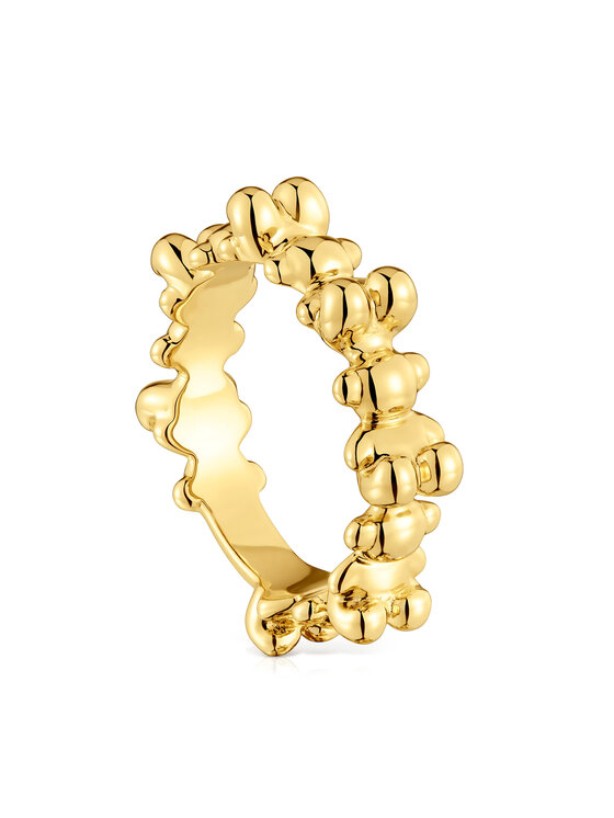 TOUS TOUS Ring Bold Bear 1004342512 Goldfarben