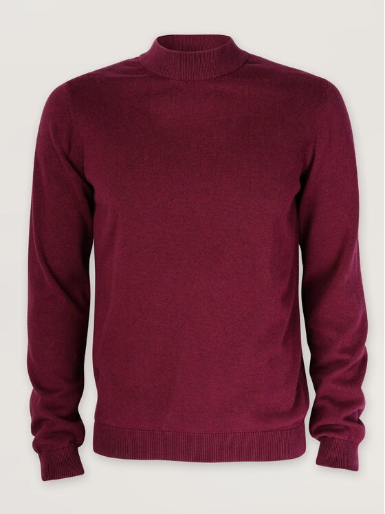 Willsoor Willsoor Sweter 71415 Bordowy Regular Fit