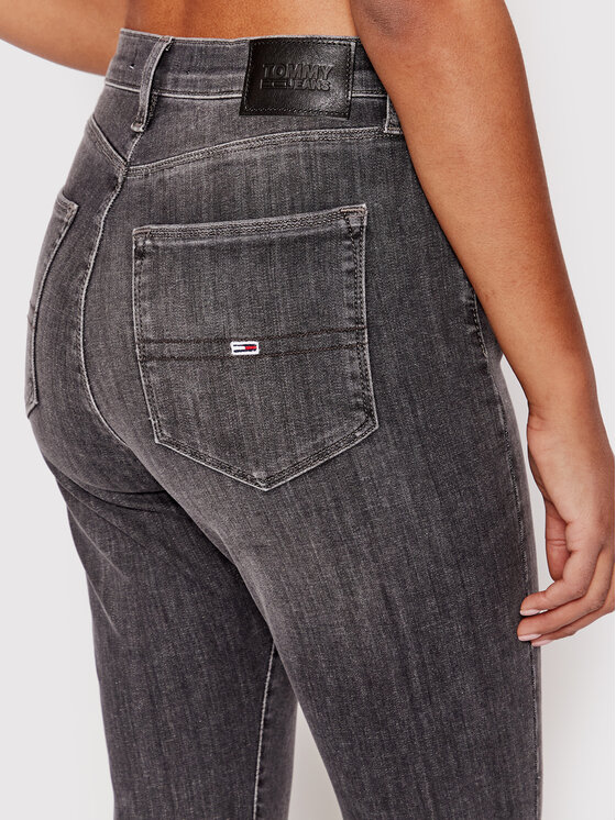 Tommy Jeans Tommy Jeans Blugi Sylvia DW0DW12407 Gri Super Skinny Fit