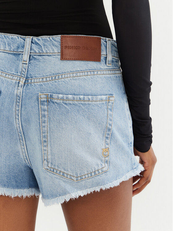 PINKO PINKO Farmer rövidnadrág Serengeti 104593 A2BO Kék Regular Fit
