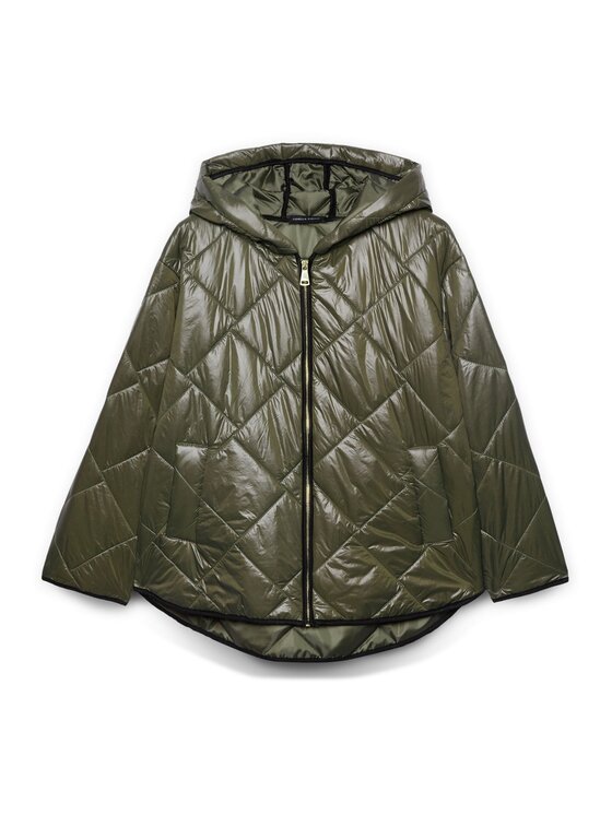 Fiorella Rubino Fiorella Rubino Giubbotto piumino F490T001391N015 Verde Regular Fit