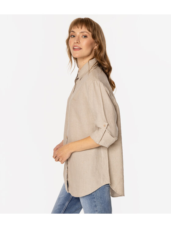 Lee Cooper Lee Cooper Koszula LINA 2020 Beżowy Regular Fit