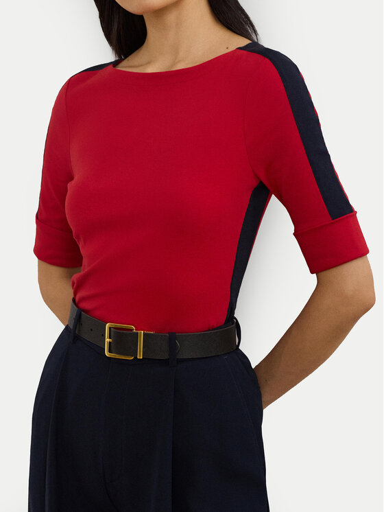 LAUREN RALPH LAUREN LAUREN RALPH LAUREN Bluza 200957589002 Rdeča Slim Fit