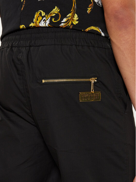 Versace Jeans Couture Versace Jeans Couture Spodnji del trenirke 78GAA100 Črna Regular Fit