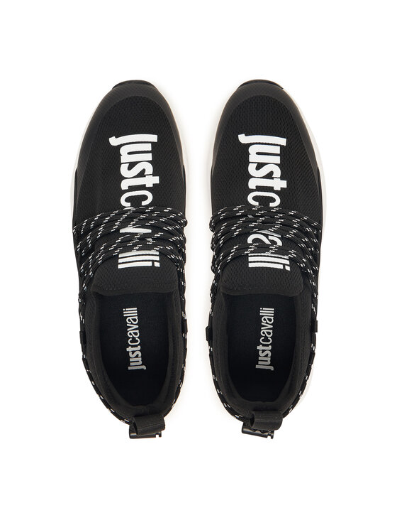 Just Cavalli Just Cavalli Sneakersy 80QA3SA0 ZSE69 Černá