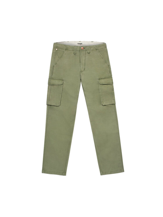 Wrangler Wrangler Spodnie materiałowe CASEY JONES CARGO Beżowy Regular Fit