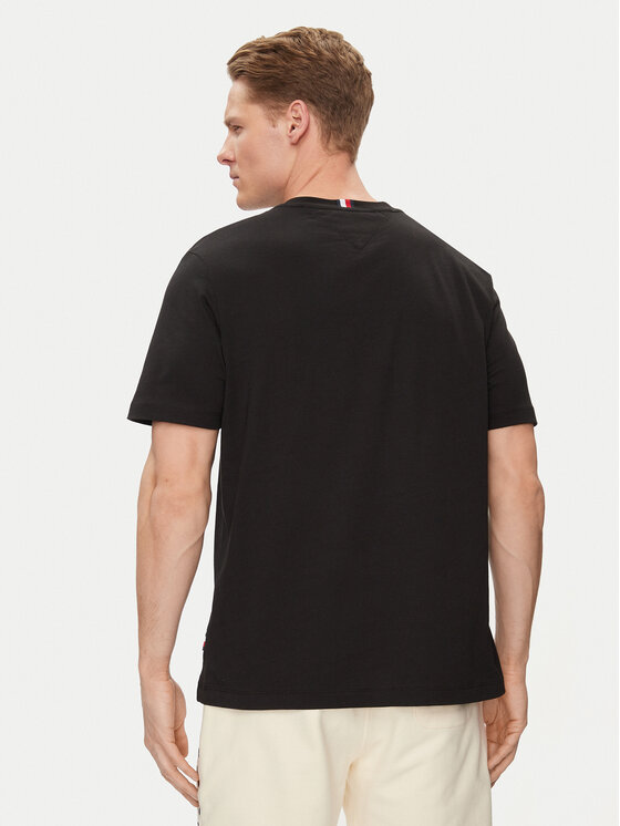 Tommy Hilfiger Tommy Hilfiger T-särk 85' MW0MW34427 Must Regular Fit