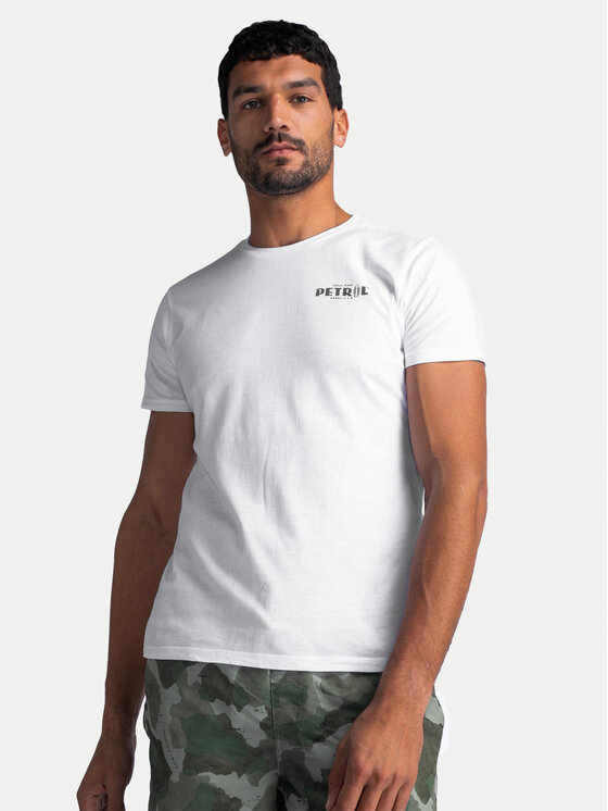 Petrol Industries Petrol Industries T-Shirt M-1040-TSR635 Bílá Regular Fit