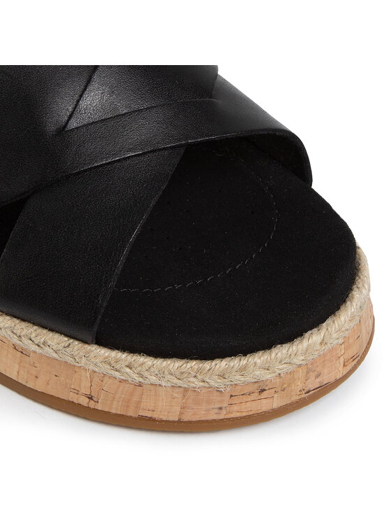 Clarks Clarks Espadrilles Botanic Poppy 261504384 Melns