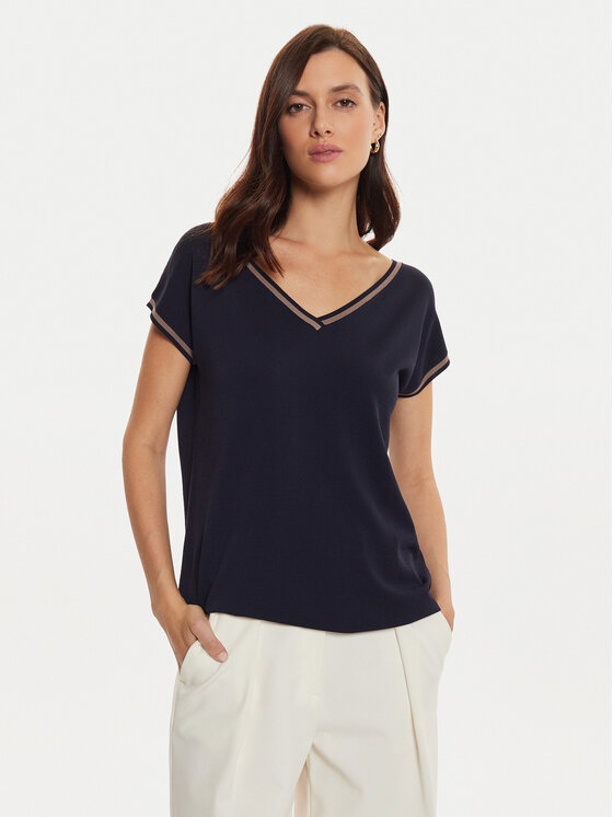 Tatuum Blúzka Sora T2417.052B Tmavomodrá Regular Fit