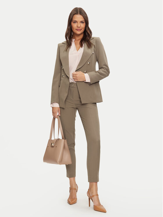Maryley Maryley Сако 24IB139/43WO Кафяв Regular Fit