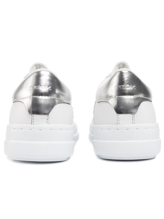Geox Geox Sneakersy D Pontoise DD02FED 085BN C0007 Biały