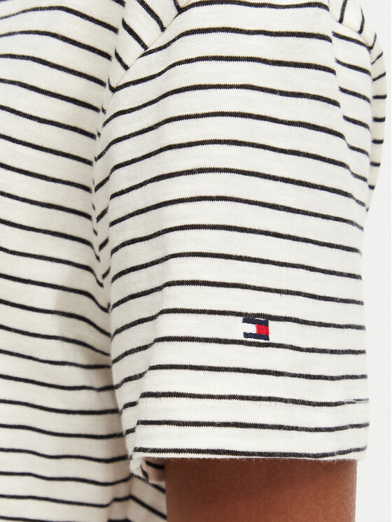 Tommy Hilfiger Tommy Hilfiger Marškinėliai WW0WW49256 Balta Relaxed Fit