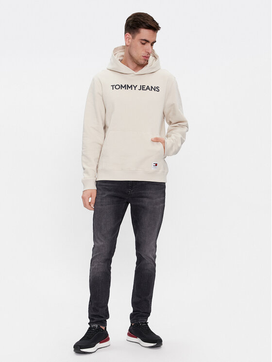 Tommy Jeans Tommy Jeans Μπλούζα Bold Classics DM0DM18413 Μπεζ Regular Fit