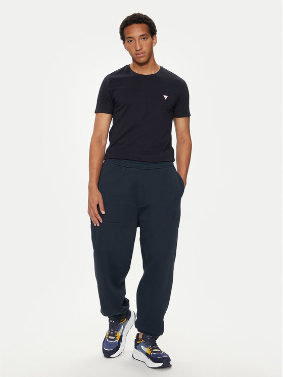 Armani Exchange Armani Exchange Spodnie dresowe 6DZPAA ZJKAZ 1510 Granatowy Regular Fit