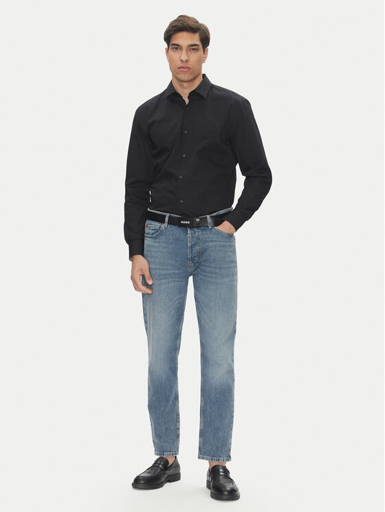 HUGO HUGO Košile Koey 50544922 Černá Slim Fit