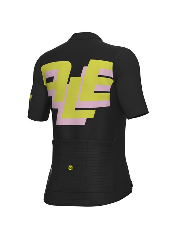 Alé Cycling Alé Cycling Koszulka rowerowa PR-E Sauvage Czarny Fitted Fit