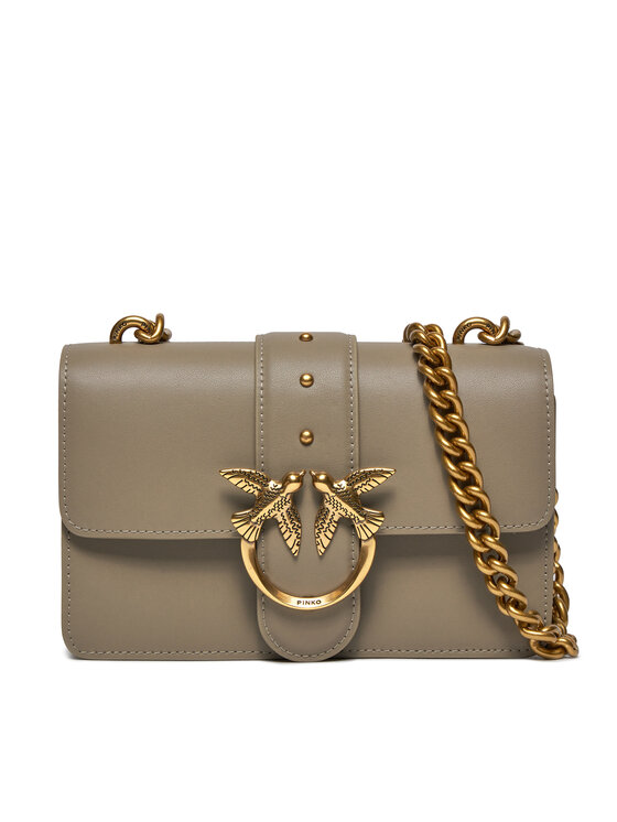 PINKO Pinko Τσάντα Love One Mini C AI 23-24 PLTT 10058 A0F1 Γκρι