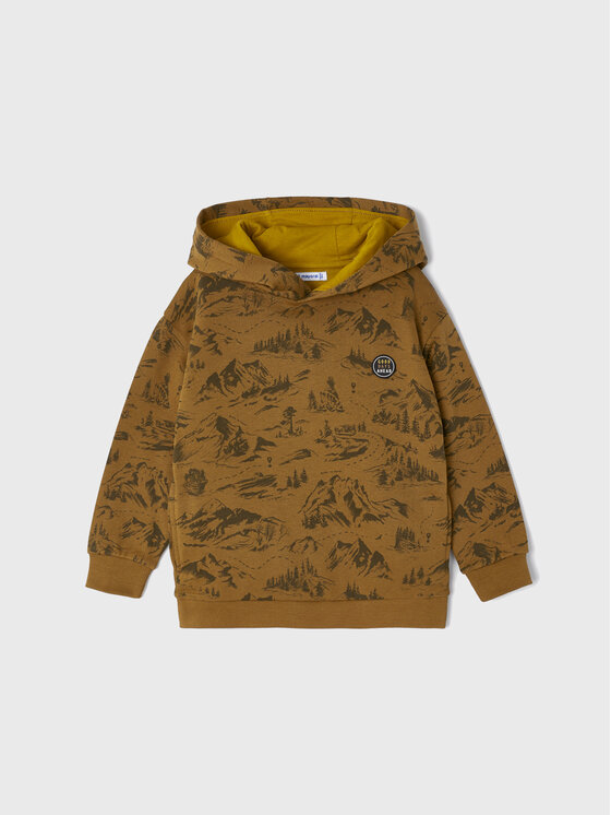 Mayoral Mayoral Μπλούζα 4450 Καφέ Regular Fit