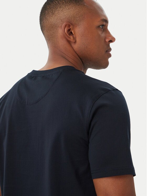 Beverly Hills Polo Club Beverly Hills Polo Club T-shirt P-FW26M-TS1536 Tamnoplava Regular Fit