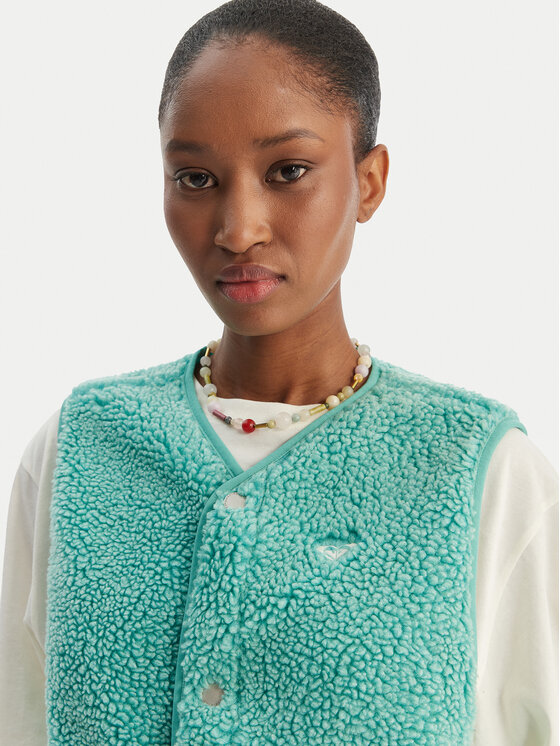 Roxy Roxy Αμάνικο Μπουφάν Iconic Twon Vest ERJPF03235 Πράσινο Regular Fit