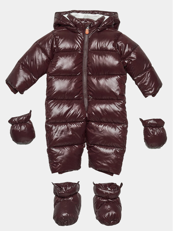 Save The Duck Save The Duck Зимен детски гащеризон Shell I30002X LUCK17 Бордо Regular Fit