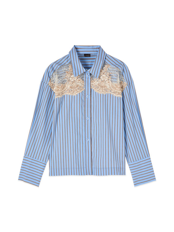 Oltre Oltre Camicia 5088J000926N0R4 Turchese Regular Fit