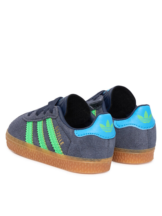 adidas adidas Sneakersy Gazelle Comfort Closure Elastic Laces IH6476 Tmavomodrá