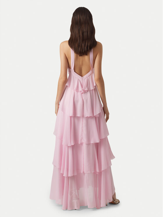 Vero Moda Vero Moda Večerné šaty Felicia 10295237 Ružová Tight Fit