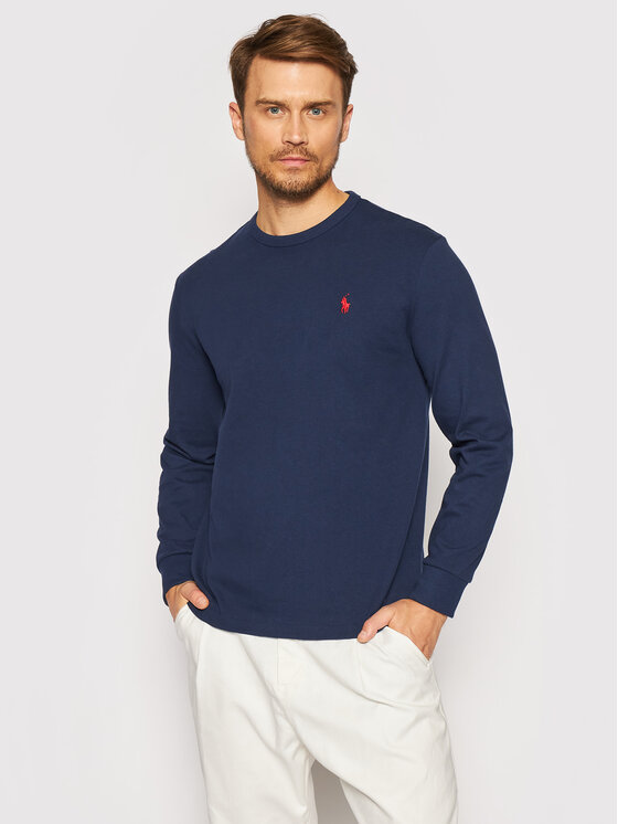 Polo Ralph Lauren Longsleeve krekls Classics 710842632004 Tumši zils Regular Fit