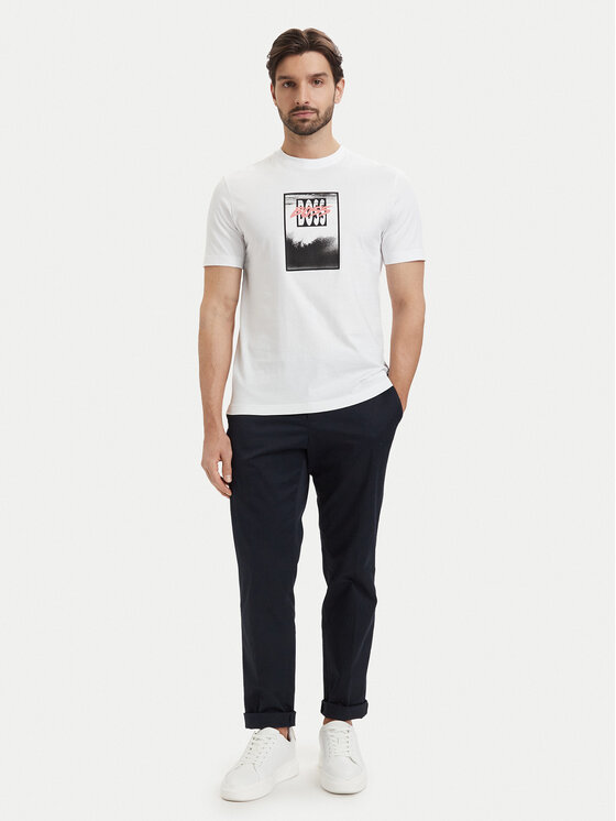 BOSS BOSS Тишърт 50561846 Бял Regular Fit