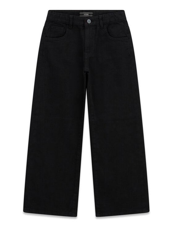 Guess Kids Guess Kids Spodnie materiałowe 183875 Czarny Regular Fit