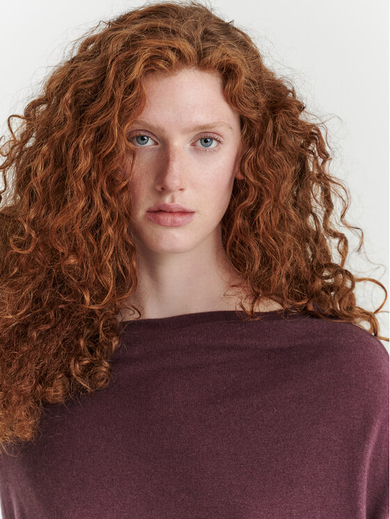 TATUUM TATUUM Sweter NASHA Czerwony Oversize